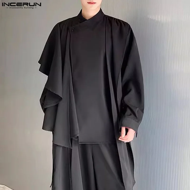 INCERUN Tops 2024 Korean Style New Men's Irregular Multi Piece Design Shirts Casual Simple Male Solid Long Sleevved Shirts S-5XL
INCERUN Tops 2024 Korean Style New Men's Irregular Multi Piece Design Shirts Casual Simple Male Solid Long Sleevved Shirts S-5XL