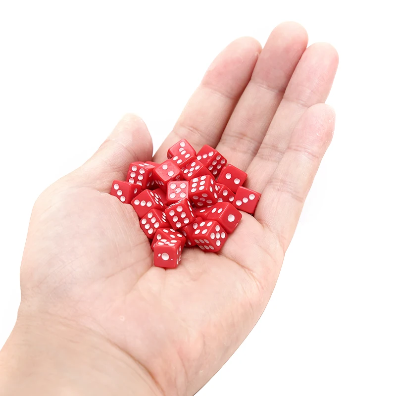 New 50pcs Dices Gaming Dice Standard Six Sided Dice Birthday Parties Board Game
New 50pcs Dices Gaming Dice Standard Six Sided Dice Birthday Parties Board Game