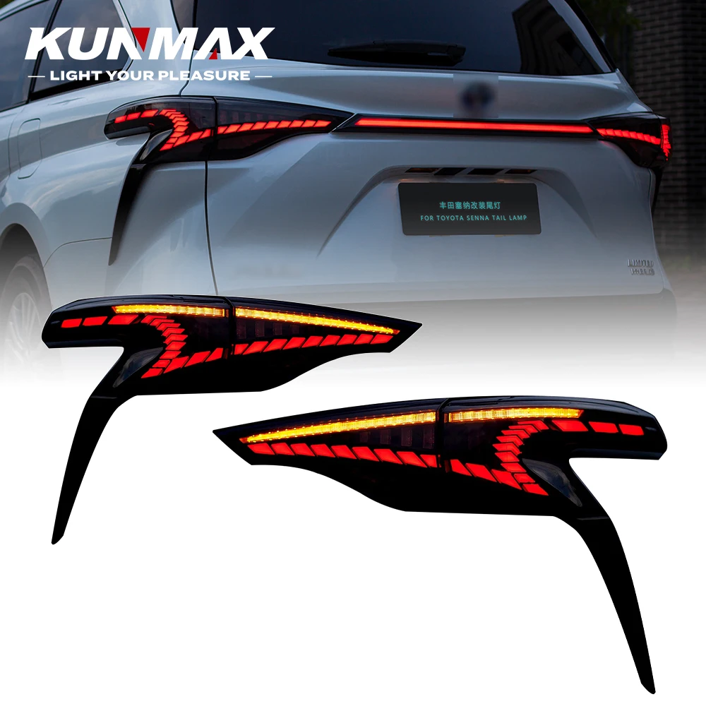 Pair Of Car Tail Light Assembly For Toyota Sienna 2020-2023 LED Brake Flowing Water Flicker Plug and Play Taillamps Taillights
Pair Of Car Tail Light Assembly For Toyota Sienna 2020-2023 LED Brake Flowing Water Flicker Plug and Play Taillamps Taillights