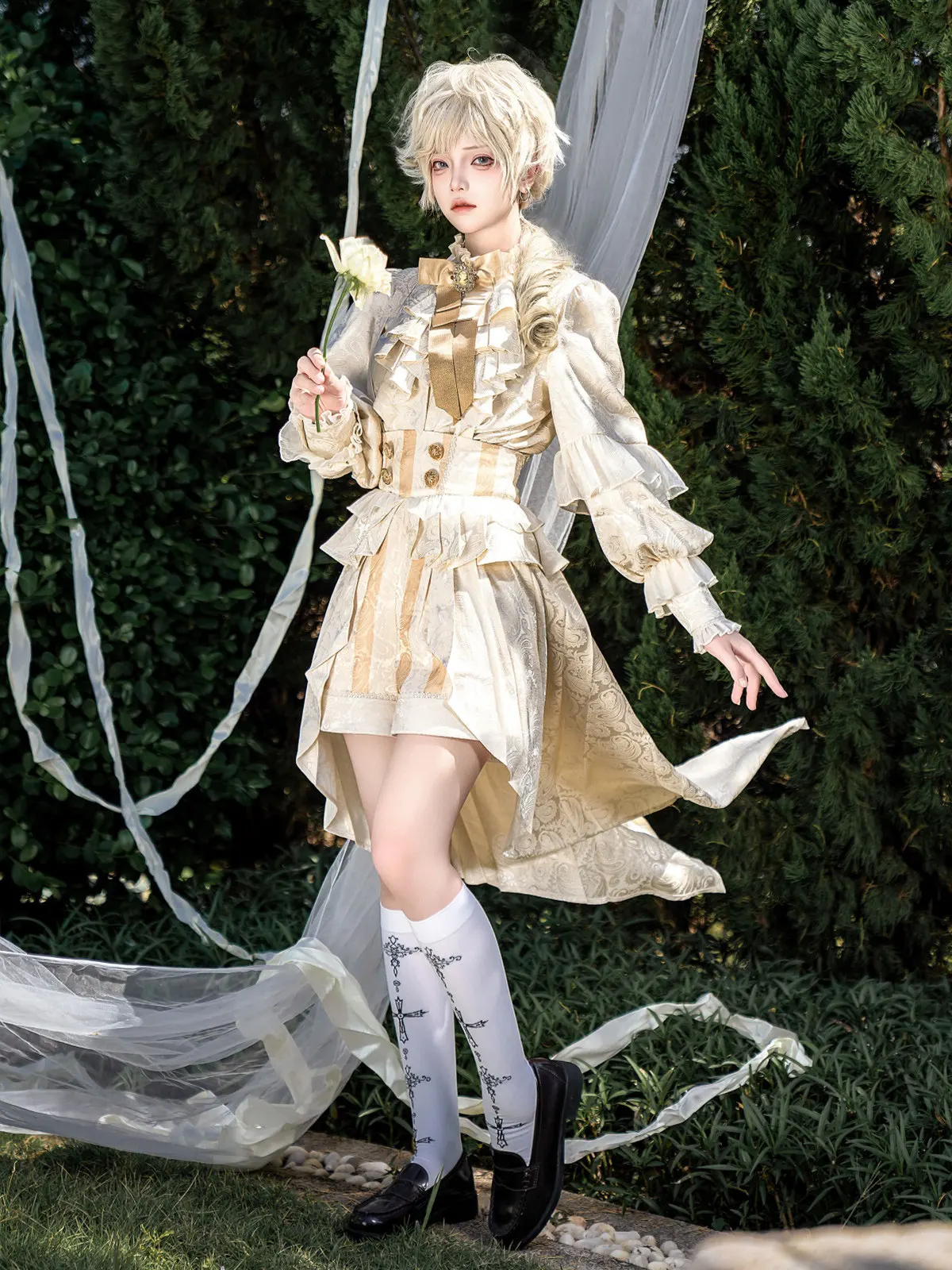 Little Prince Lolita Boy Daily Prince Outfit Shirt Set Spring Cosplay Costume Party dress Hallowen Play Role Clothes Clothing
Little Prince Lolita Boy Daily Prince Outfit Shirt Set Spring Cosplay Costume Party dress Hallowen Play Role Clothes Clothing