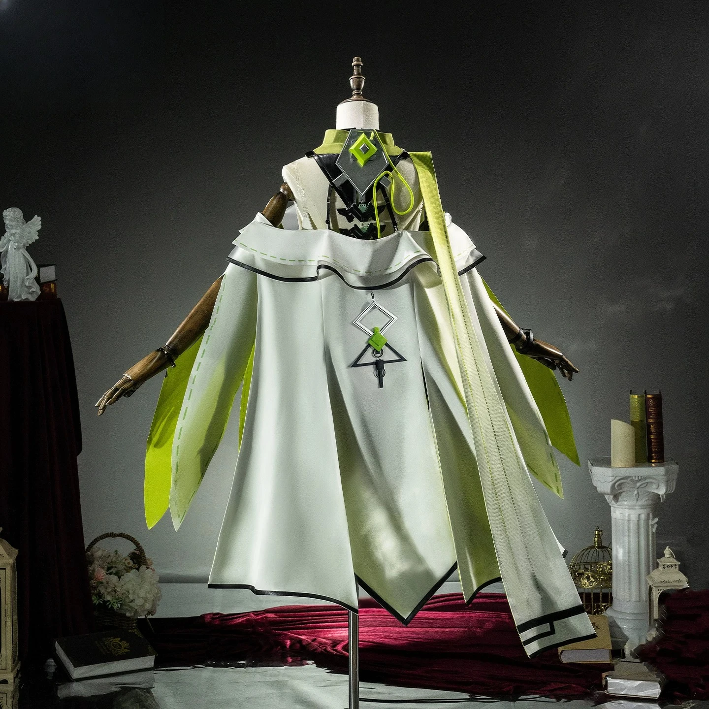 Arknights Kal'tsit Esperanta Cosplay Full Set Green Gradient Outfit Game Costume For Halloween Comic Con
Arknights Kal'tsit Esperanta Cosplay Full Set Green Gradient Outfit Game Costume For Halloween Comic Con