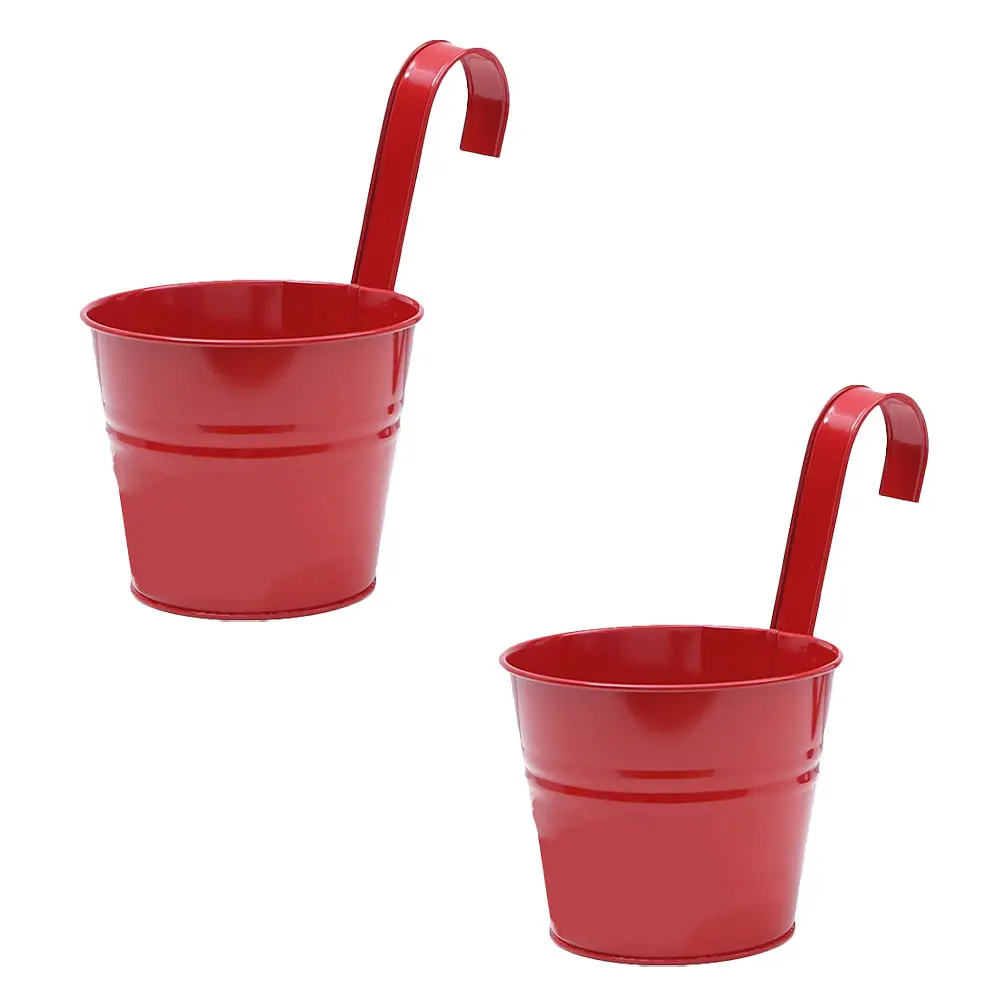 Hanging Flower Pots Iron Planters Detachable Hooks Balcony Garden Metal Bucket Planter Large Size Premium Material Space Saving
Hanging Flower Pots Iron Planters Detachable Hooks Balcony Garden Metal Bucket Planter Large Size Premium Material Space Saving