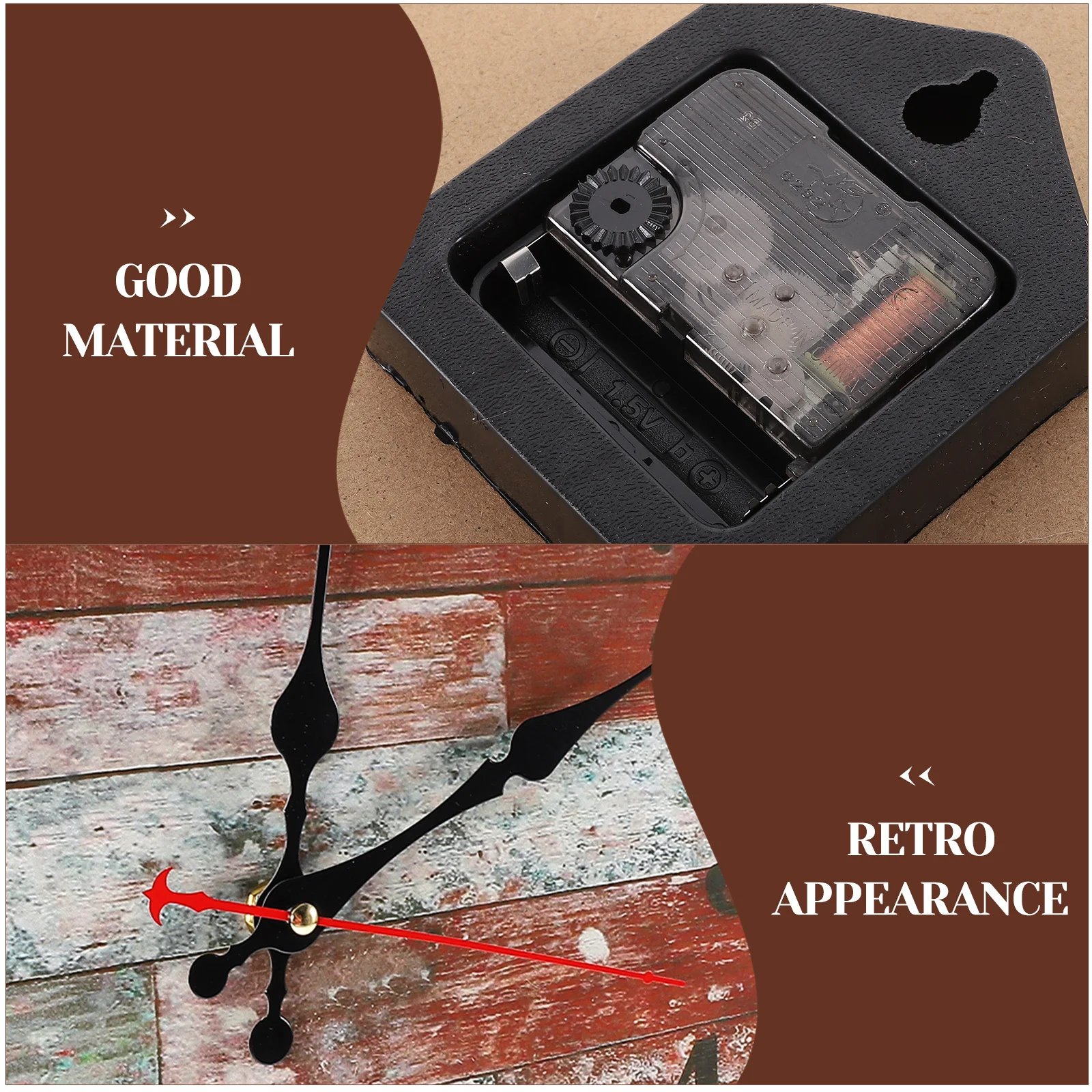 Retro Simple Wooden Wall Clock Silent Non-Ticking Movement Room Decor Large Round Vintage Style Mute Hanging Clock for Living
Retro Simple Wooden Wall Clock Silent Non-Ticking Movement Room Decor Large Round Vintage Style Mute Hanging Clock for Living