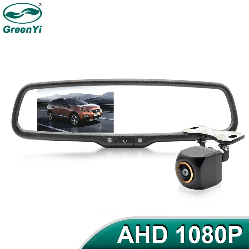 GreenYi AHD автомобильное зеркало заднего вида с монитором 1000cd 4,3 дюйма специальный оригинальный кронштейн с поддержкой 2 камеры 1080P
GreenYi AHD автомобильное зеркало заднего вида с монитором 1000cd 4,3 дюйма специальный оригинальный кронштейн с поддержкой 2 камеры 1080P