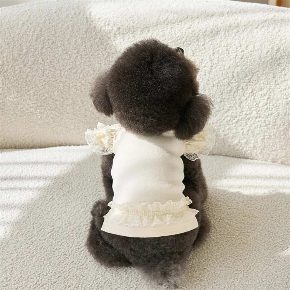 Pet Supplies Lace Pet Summer Vest Soft Flying Sleeve Dog Clothes Breathable Cat Base Skirt Spring
Pet Supplies Lace Pet Summer Vest Soft Flying Sleeve Dog Clothes Breathable Cat Base Skirt Spring