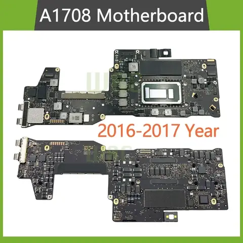Placa base probada para ordenador portátil A1708, para MacBook Pro 13 "Retina A1708, placa lógica i5 i7 8GB 16GB 820-00875-A 820-00840-A 2016 2017