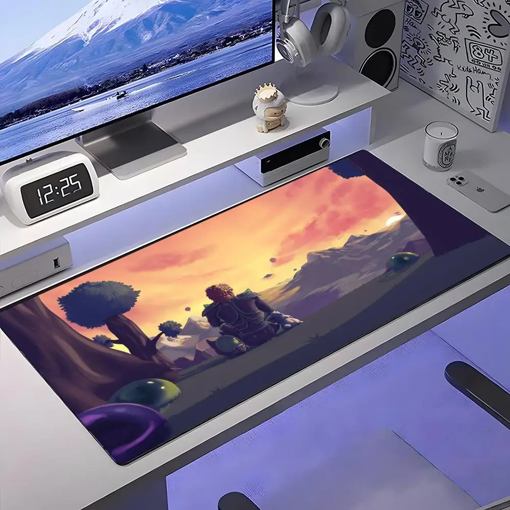 Коврик для геймерской клавиатуры Terraria, большой противоскользящий резиновый игровой коврик для мыши, прочный настольный коврик с толстым краем, подходит для офиса 
Коврик для геймерской клавиатуры Terraria, большой противоскользящий резиновый игровой коврик для мыши, прочный настольный коврик с толстым краем, подходит для офиса