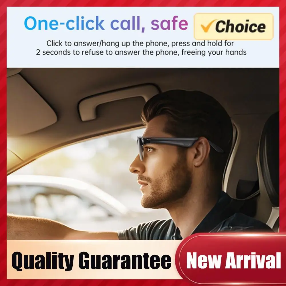 BT Sunglasses with AI Translator Hands-Free Music & Calls Audio Glasses Outdoor Sports Headphones for Men and Women
BT Sunglasses with AI Translator Hands-Free Music & Calls Audio Glasses Outdoor Sports Headphones for Men and Women