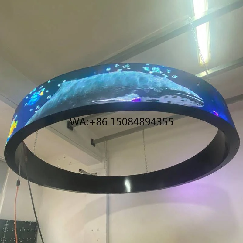 Chipstar PH2 Indoor Flexible Cylindrical LED Display Column Custom Curved Advertising Screen 800 Nits Brightness 2mm Pixel Pitch
Chipstar PH2 Indoor Flexible Cylindrical LED Display Column Custom Curved Advertising Screen 800 Nits Brightness 2mm Pixel Pitch