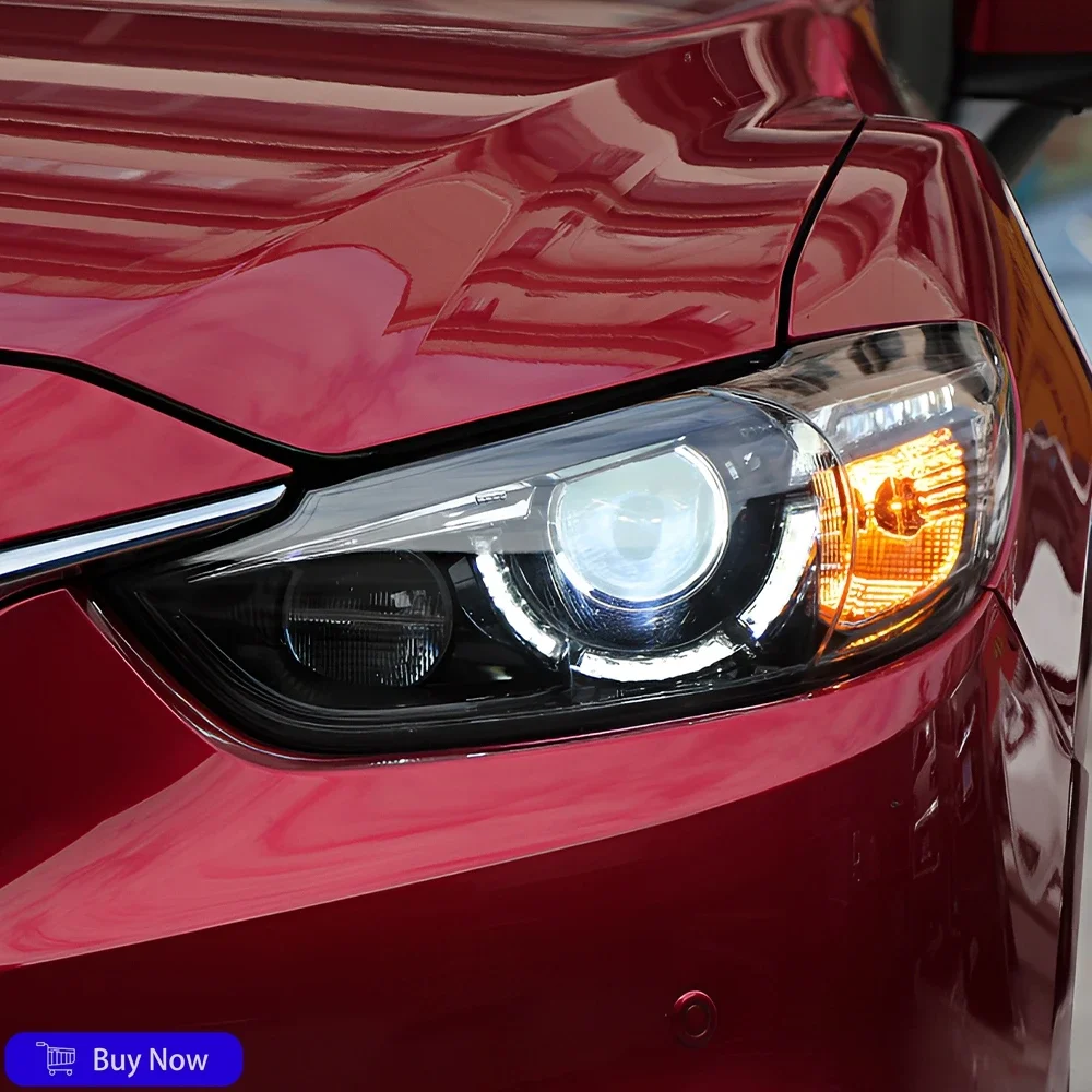 Для Mazda Atenza 2014-2016 стиль автомобильные передние фонари в сборе, обновленная автомобильная светодиодная фара, аксессуары, двойной объектив проектора, поворотный свет
Для Mazda Atenza 2014-2016 стиль автомобильные передние фонари в сборе, обновленная автомобильная светодиодная фара, аксессуары, двойной объектив проектора, поворотный свет