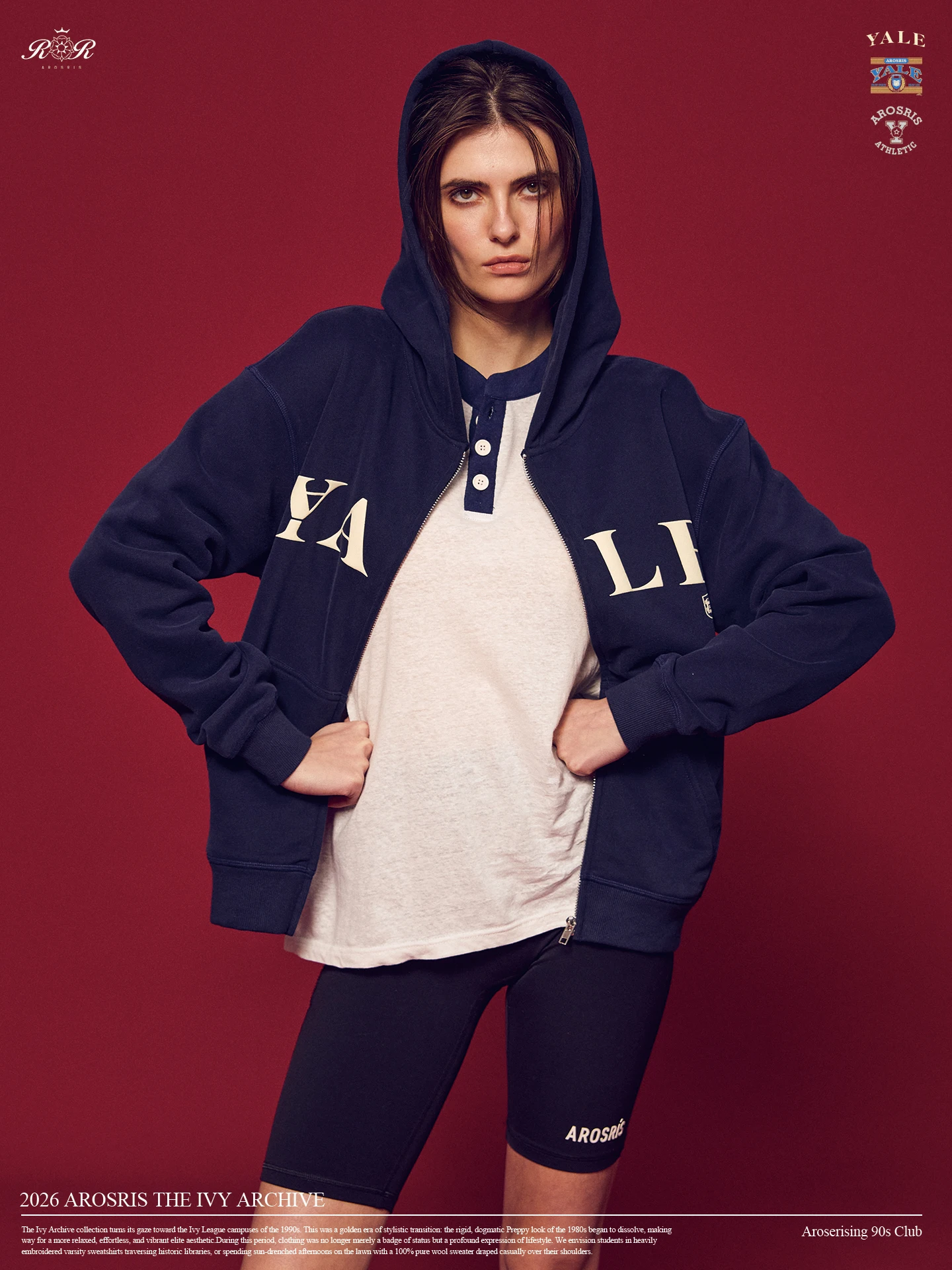 Arosris Spring 2026 Women's Zipper Letter Embroidery Sweatshirt College Style Long Sleeve Hoodie Thickened Cotton Polyester
Arosris Spring 2026 Women's Zipper Letter Embroidery Sweatshirt College Style Long Sleeve Hoodie Thickened Cotton Polyester