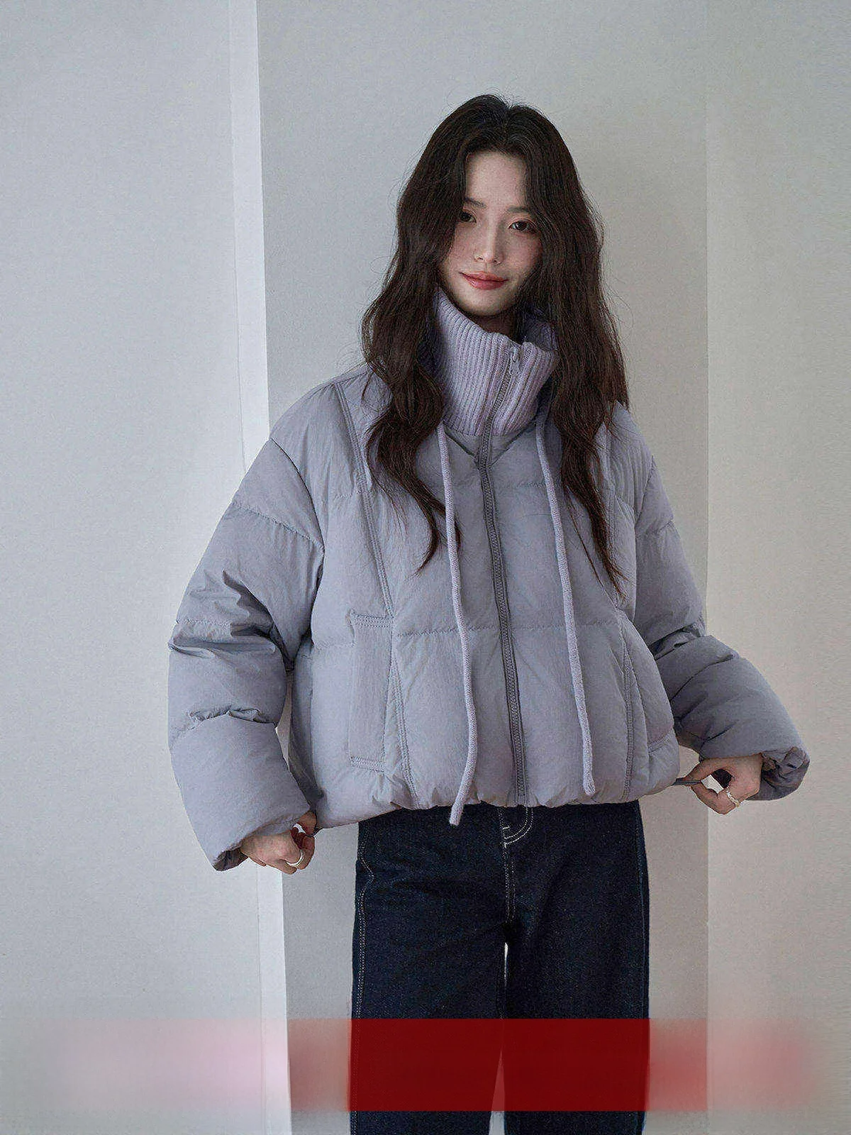MoZa Purple Knitted Stand Collar 90 White Duck down Warm Puffer Jacket Women Winter New Loose Slimming Short Coat
MoZa Purple Knitted Stand Collar 90 White Duck down Warm Puffer Jacket Women Winter New Loose Slimming Short Coat
