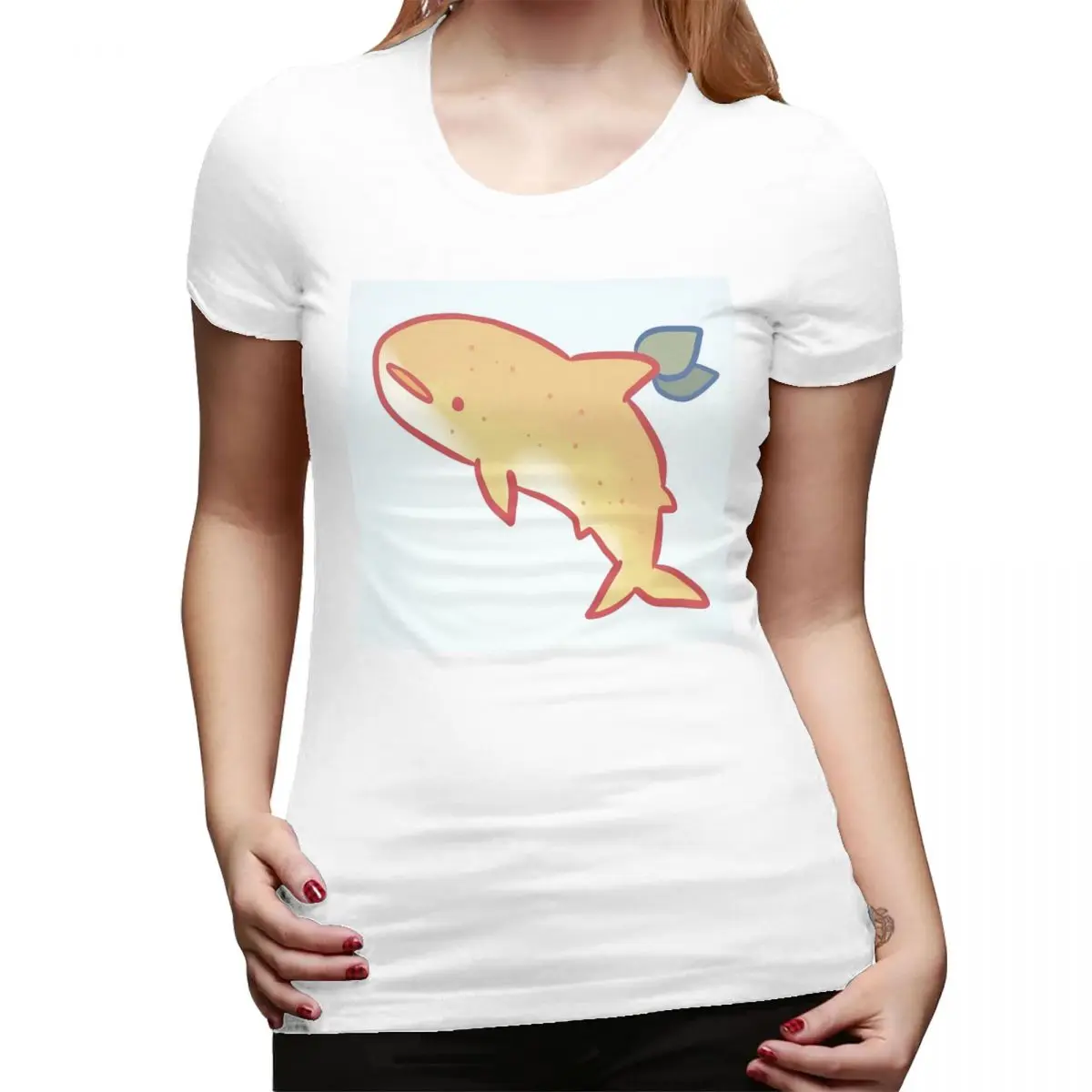 Футболка с лимонной акулой для женщин, уличная футболка с круглым вырезом, женские футболки, короткая летняя одежда, топы
Футболка с лимонной акулой для женщин, уличная футболка с круглым вырезом, женские футболки, короткая летняя одежда, топы