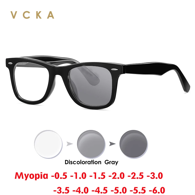 VCKA Anti Blue Light Classic Men Myopia Glasses Frames High Quality Women Custom Prescription Vintage Eyewear -0.50 To -10
VCKA Anti Blue Light Classic Men Myopia Glasses Frames High Quality Women Custom Prescription Vintage Eyewear -0.50 To -10