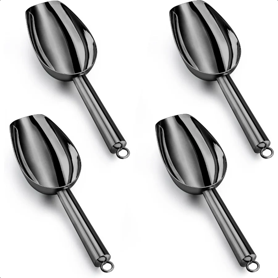 LIANYU Ice Scoop Set of 4 3 Ounce Stainless Steel Food Scoop Small Metal Ice Scooper for Candy Flour Sugar Utility Scoop for Ca
LIANYU Ice Scoop Set of 4 3 Ounce Stainless Steel Food Scoop Small Metal Ice Scooper for Candy Flour Sugar Utility Scoop for Ca