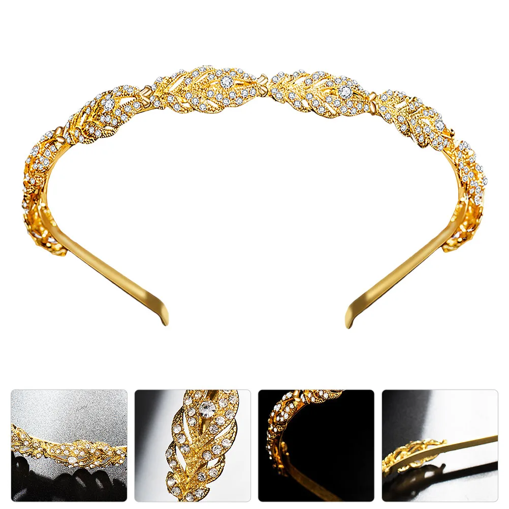 Retro Rhinestone Golden Crown Headband Alloy Wedding Hair Accessories Bridal Headdress Party Dance Picnic Church Event
Retro Rhinestone Golden Crown Headband Alloy Wedding Hair Accessories Bridal Headdress Party Dance Picnic Church Event