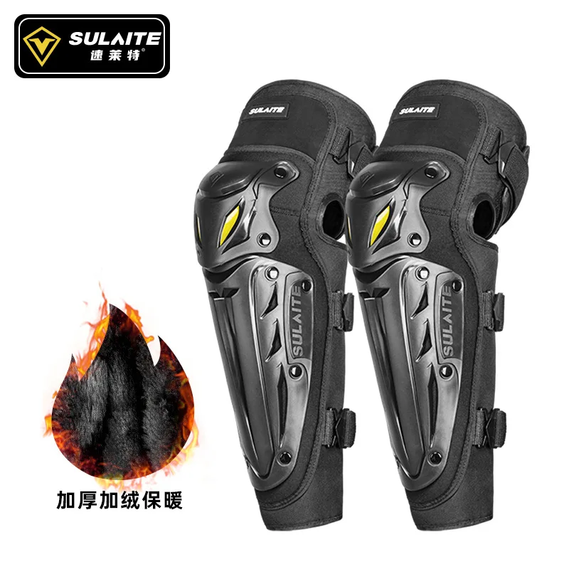 SULAITE Winter Thermal Motorcycle Knee Pads 12MM Fleece Lined PP Shell Anti-Fall Protective Gear with Reflective Design
SULAITE Winter Thermal Motorcycle Knee Pads 12MM Fleece Lined PP Shell Anti-Fall Protective Gear with Reflective Design