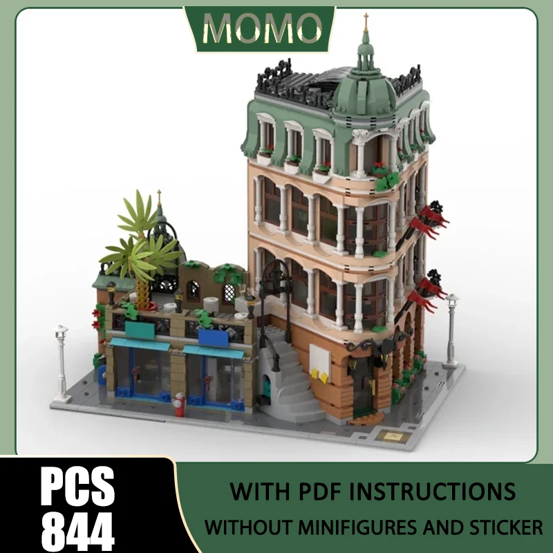 Street View Moc Building Blocks Hotel Extension -Famous Scene Model Technology Brick DIY Assembly Construction Toy Holiday Gifts
Street View Moc Building Blocks Hotel Extension -Famous Scene Model Technology Brick DIY Assembly Construction Toy Holiday Gifts