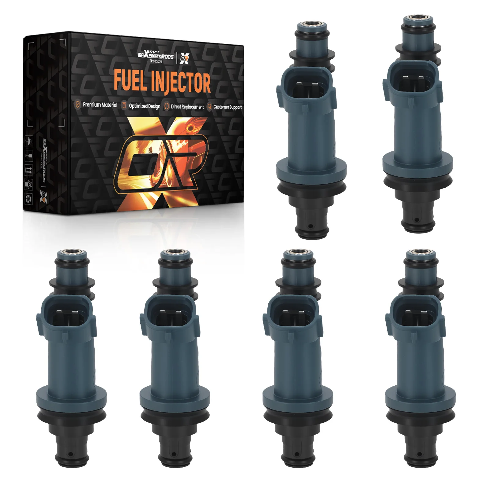 6 Fuel Injectors Set for Toyota Highlander Solara Sienna 3.0L 1998-2003 FJ333 Brand New
6 Fuel Injectors Set for Toyota Highlander Solara Sienna 3.0L 1998-2003 FJ333 Brand New