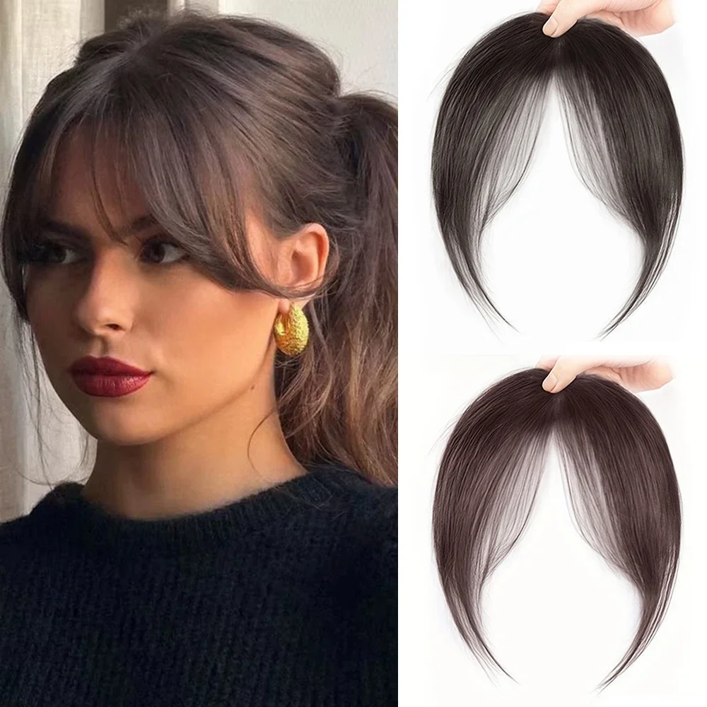 Women's synthetic hair bangs for ehead wig natural octagonal bangs 8-inch black brown suitable for daily wear
Women's synthetic hair bangs for ehead wig natural octagonal bangs 8-inch black brown suitable for daily wear