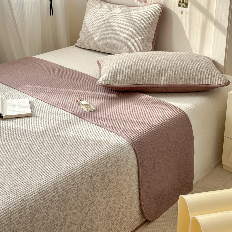 Double-Sided Pure Cotton Sand-Waed Bed Cover Tat Thiened Anti-Slip Soft Comfortable Waable All-Season Bed eet
Double-Sided Pure Cotton Sand-Waed Bed Cover Tat Thiened Anti-Slip Soft Comfortable Waable All-Season Bed eet