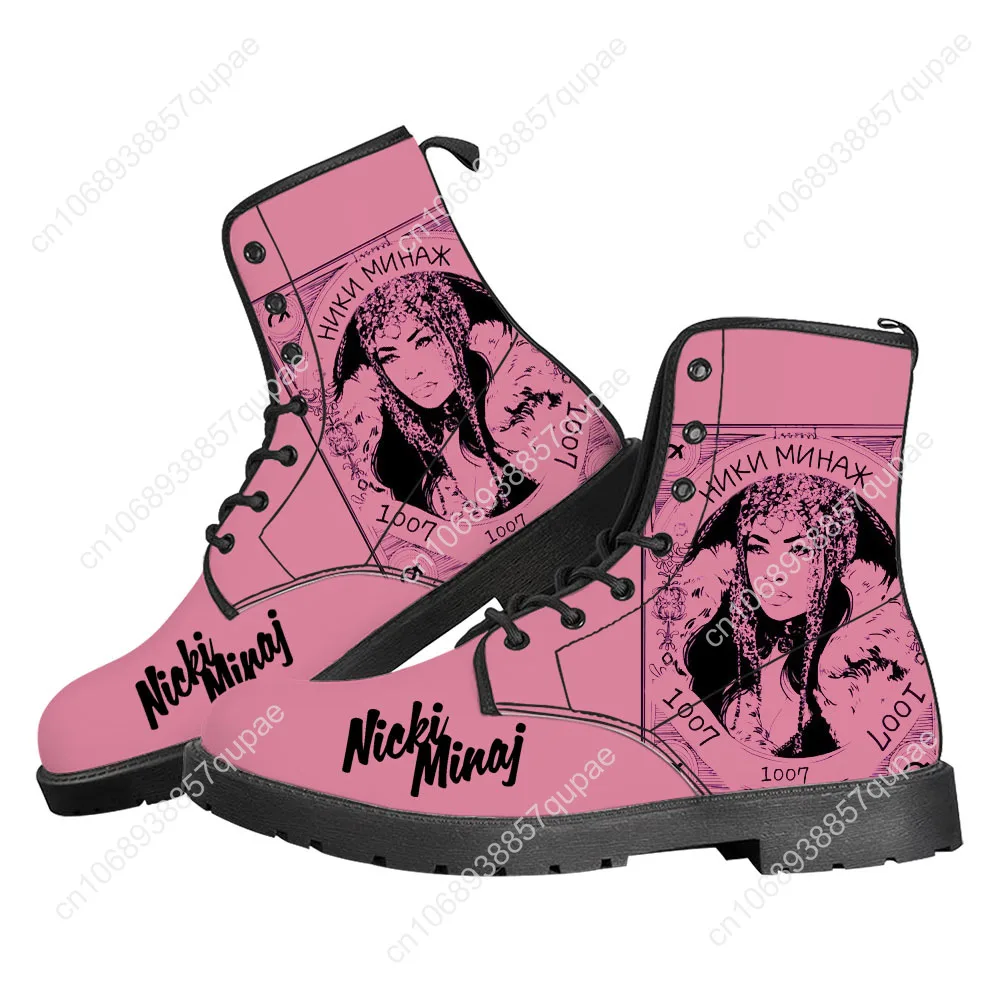 Hot Rapper N-Nicki Minaj Casual Boots Mens Womens Teenager Shoes Retro Street 3D water proof Boot Stylish Cool Boots
Hot Rapper N-Nicki Minaj Casual Boots Mens Womens Teenager Shoes Retro Street 3D water proof Boot Stylish Cool Boots