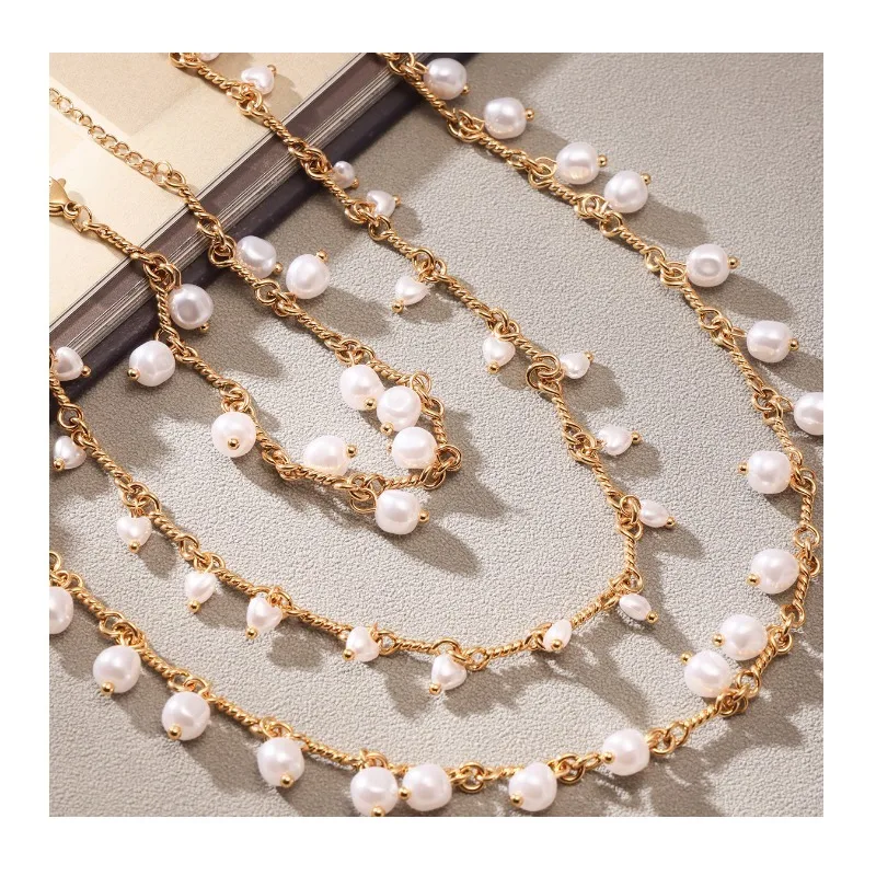 Seattle Light Luxury Twist Splicing Love Pearl Handmade Necklace Bracelet Personalized Versatile Fringed Jewelry Set
Seattle Light Luxury Twist Splicing Love Pearl Handmade Necklace Bracelet Personalized Versatile Fringed Jewelry Set