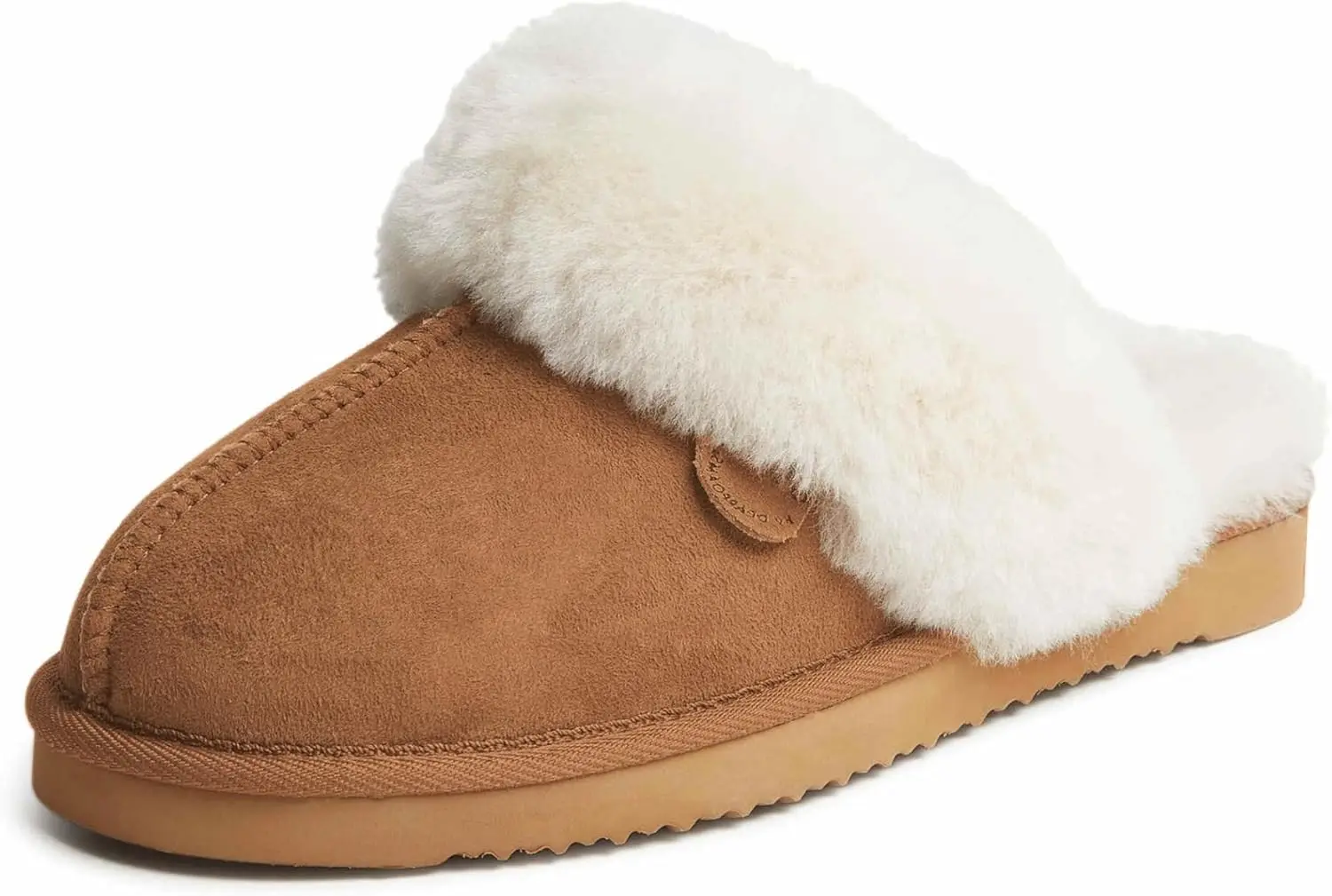 Women's Genuine Shearling Scuff Slippers Cozy Indoor Slide House Shoes
Women's Genuine Shearling Scuff Slippers Cozy Indoor Slide House Shoes