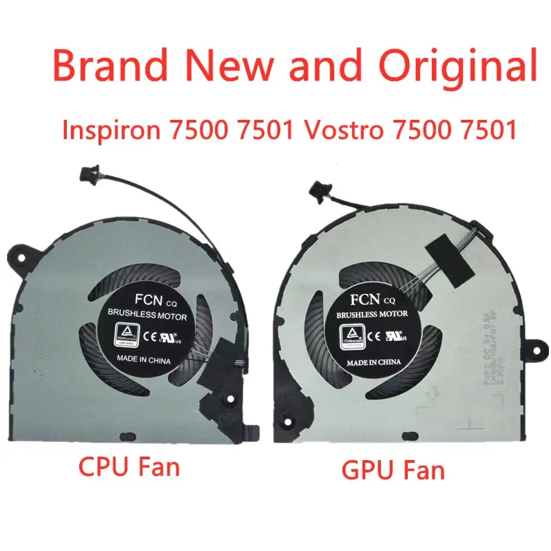 Brand New Original Laptop CPU Cooling Fan For Dell Inspiron 7500 7501 Vostro 7500 7501
Brand New Original Laptop CPU Cooling Fan For Dell Inspiron 7500 7501 Vostro 7500 7501
