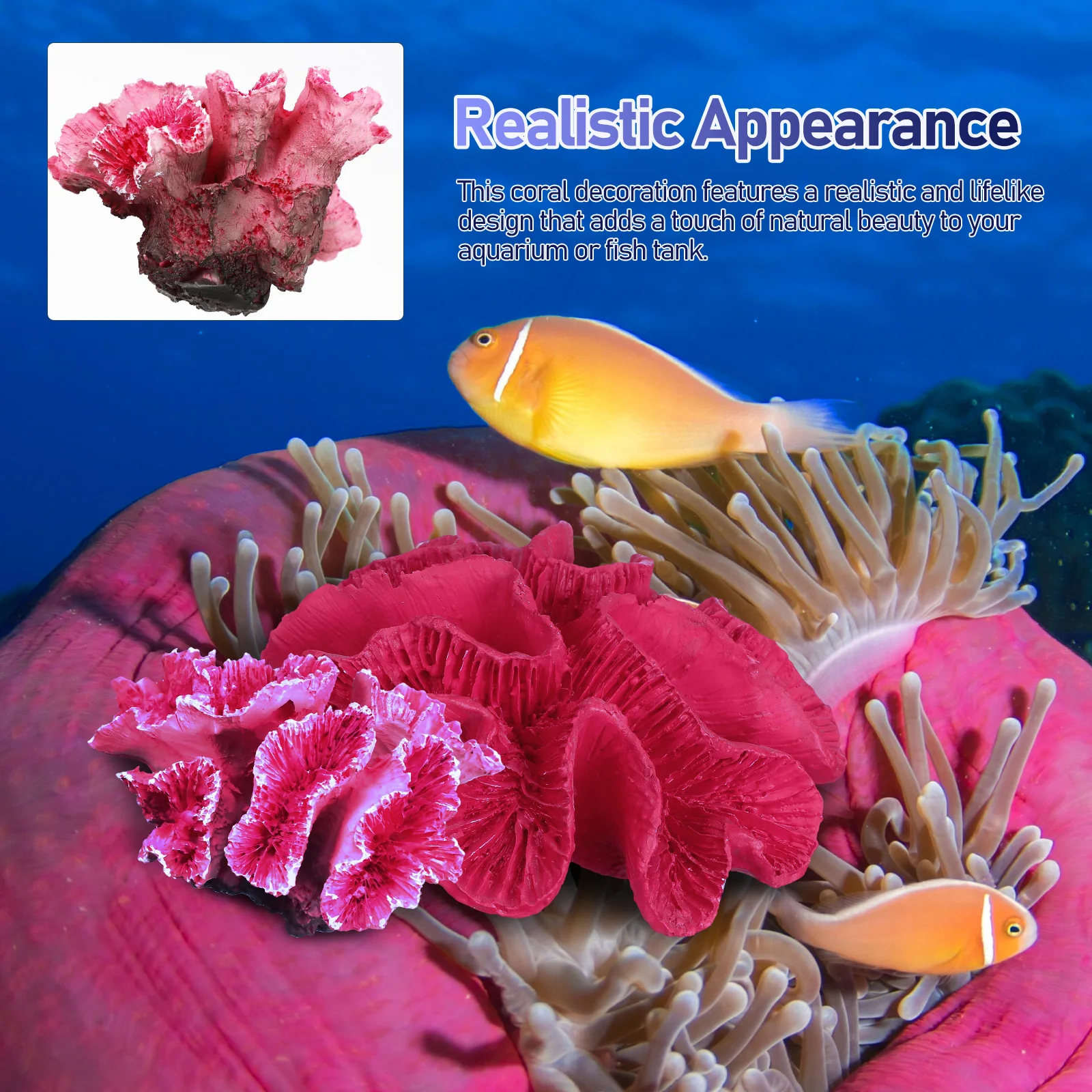 2 Pcs Coral Reef Ornaments Fish Tank Decorations Aquarium Sea Plants Artificial Ornamental
2 Pcs Coral Reef Ornaments Fish Tank Decorations Aquarium Sea Plants Artificial Ornamental