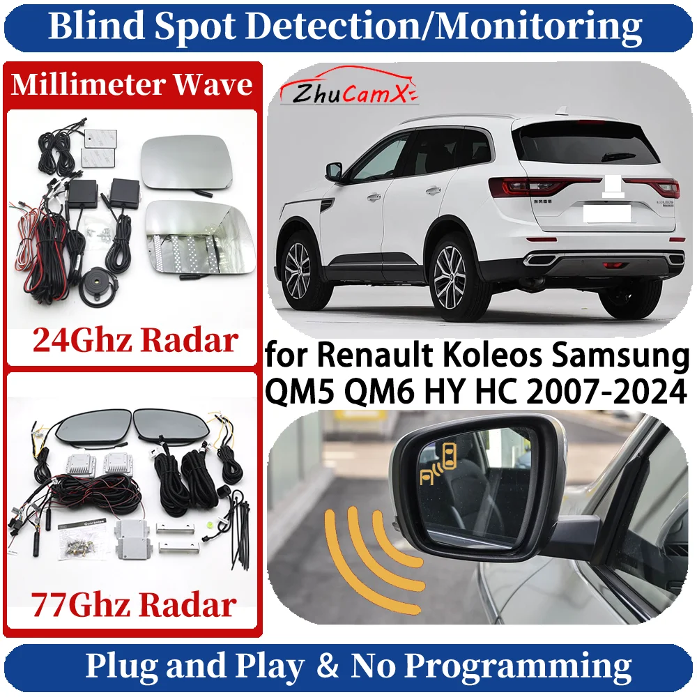 Blind Spot Monitoring/Detection System for Renault Koleos Samsung QM5 QM6 HY HC 2007-2024 Driving Side Lane Change Safe Assist
Blind Spot Monitoring/Detection System for Renault Koleos Samsung QM5 QM6 HY HC 2007-2024 Driving Side Lane Change Safe Assist