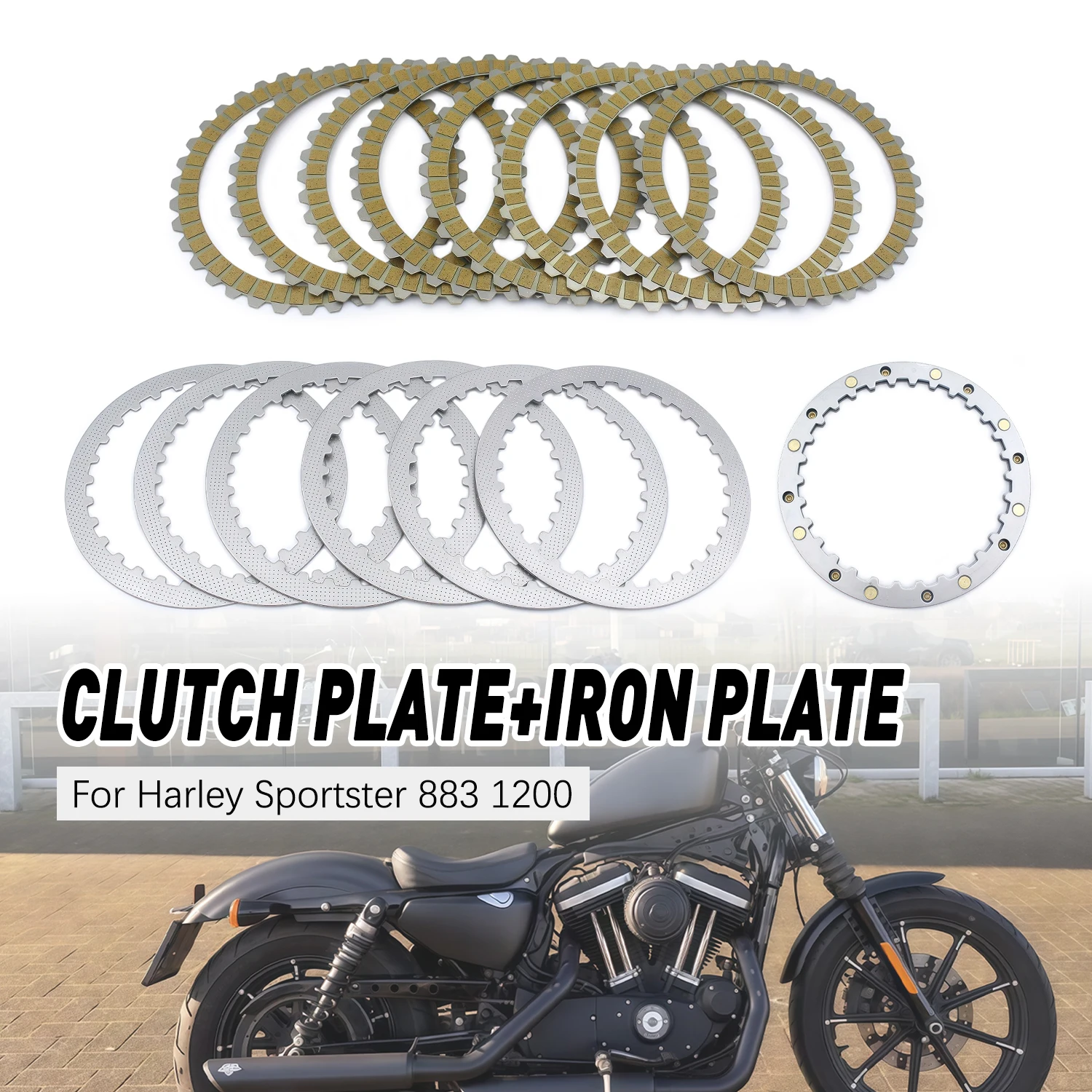 For Harley Sportster 883 1200 Forty Eight Iron 883 1200 Roadster 37977-90 Motorcycle Clutch Friction Plate Spring Plate Kit
For Harley Sportster 883 1200 Forty Eight Iron 883 1200 Roadster 37977-90 Motorcycle Clutch Friction Plate Spring Plate Kit