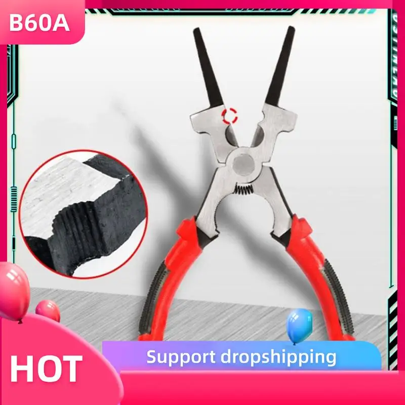 B60A 8 Inch Multi-Function Welding Pliers Flat Mouth Pincers Refined MIG Welding Auxiliary Tool Removing Wire Cutting
B60A 8 Inch Multi-Function Welding Pliers Flat Mouth Pincers Refined MIG Welding Auxiliary Tool Removing Wire Cutting