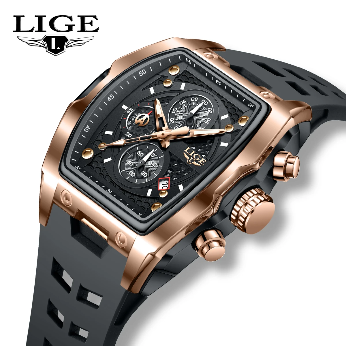 LIGE watches for men Fashion Business Sports quartz wristwatch Calendar luminous Waterproof military watches men reloj hommes
LIGE watches for men Fashion Business Sports quartz wristwatch Calendar luminous Waterproof military watches men reloj hommes