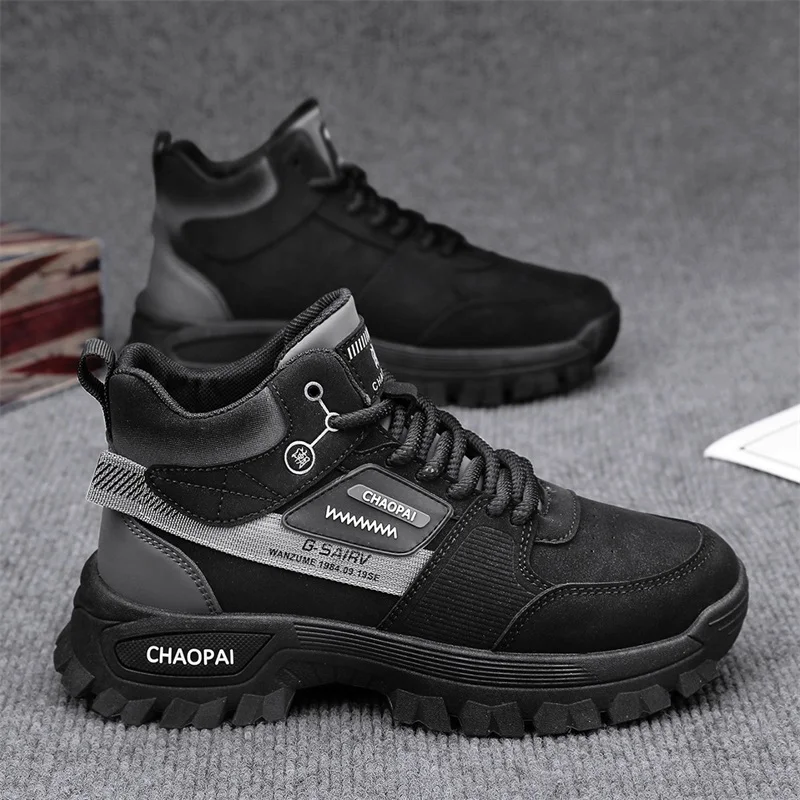 Fashion Casual Round Toe Winter Sport For Men Leather Non-slip Hiking Boots Comfortable Casual Boots Thick Sole Sports Boots
Fashion Casual Round Toe Winter Sport For Men Leather Non-slip Hiking Boots Comfortable Casual Boots Thick Sole Sports Boots