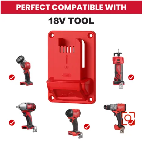 1PCS Battery Holder for Makita 18V Li-ion Battery Tools Machine Holder Storage Rack Wall Mount for BL1860 BL1850(No Battery)
1PCS Battery Holder for Makita 18V Li-ion Battery Tools Machine Holder Storage Rack Wall Mount for BL1860 BL1850(No Battery)