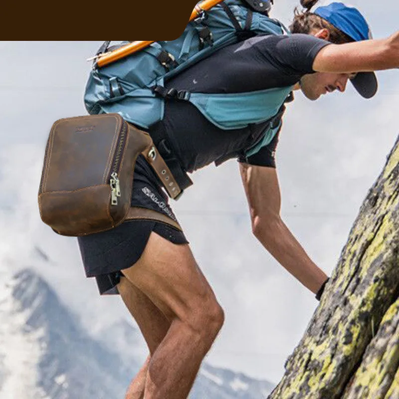 High Quality Genuine Leather Motorcycle Waist Packs Men Hip Bum Pack Leg Side Bag Vintage Outdoor Rider Bag Tactical Travel Bags
High Quality Genuine Leather Motorcycle Waist Packs Men Hip Bum Pack Leg Side Bag Vintage Outdoor Rider Bag Tactical Travel Bags