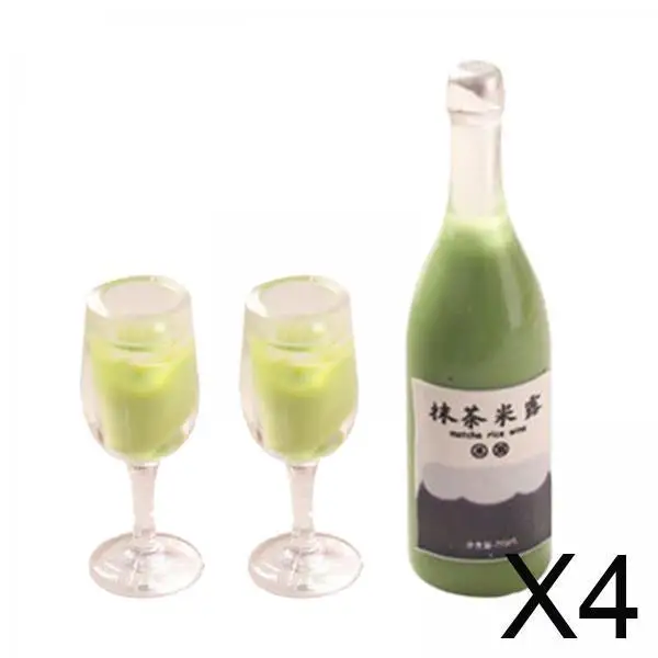 4 миниатюрные бутылочки для напитков 1/12, миниатюрная посуда для кукольного домика
4 миниатюрные бутылочки для напитков 1/12, миниатюрная посуда для кукольного домика