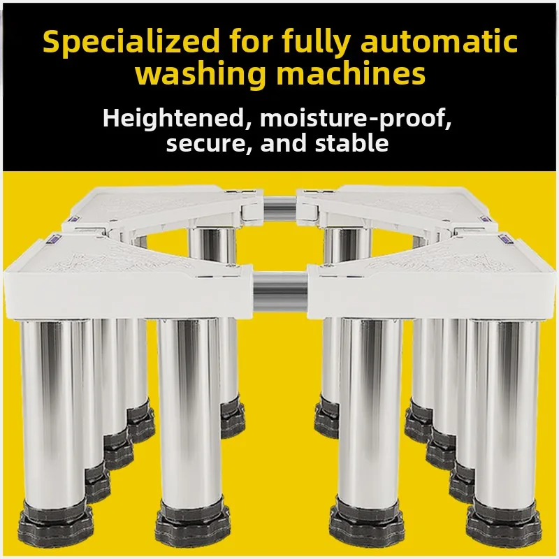Stainless Steel Universal Washer Stand Base Frame Heightened Roller Drum Wave Wheel Shock Pad High Riser Storage Organizer
Stainless Steel Universal Washer Stand Base Frame Heightened Roller Drum Wave Wheel Shock Pad High Riser Storage Organizer