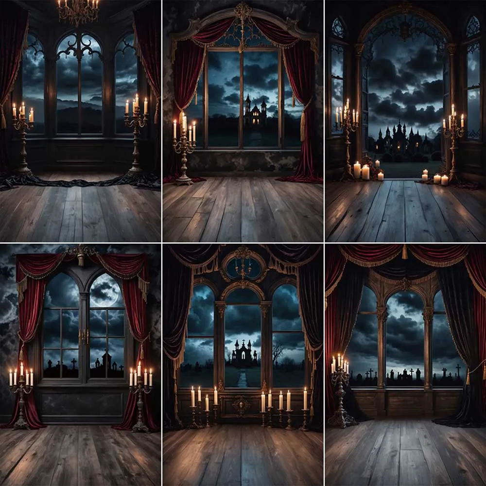 MOON.QG Halloween Background Photography Indoors Scene Candle Curtain Window Photocall Backdrop Child Studio Photobooth Props
MOON.QG Halloween Background Photography Indoors Scene Candle Curtain Window Photocall Backdrop Child Studio Photobooth Props