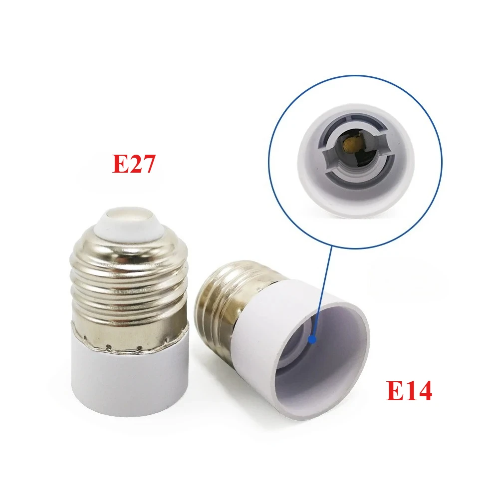 2pcs E27-E14 Lamp Holder Converter E14 Bulb Socket Adapter Fireproof Material Screw Mouth Lamp Socket Changer
2pcs E27-E14 Lamp Holder Converter E14 Bulb Socket Adapter Fireproof Material Screw Mouth Lamp Socket Changer