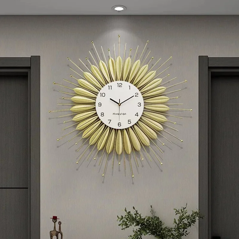 Nordic Living Room Wall Clocks Decoration Bedroom Metal Luxury Wall Clock Silent Simple Design Home Decor Reloj Pared LLWC
Nordic Living Room Wall Clocks Decoration Bedroom Metal Luxury Wall Clock Silent Simple Design Home Decor Reloj Pared LLWC