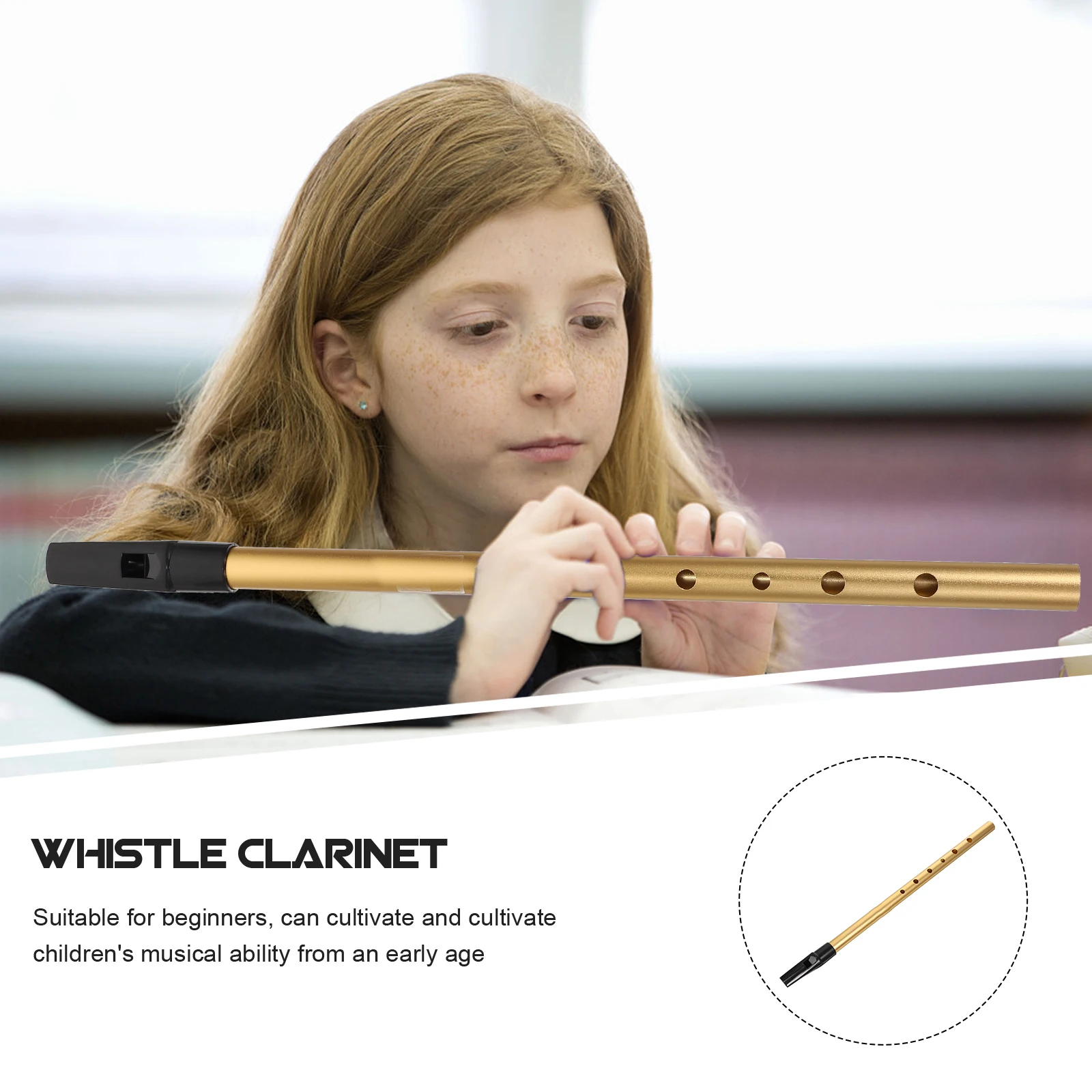 C-tuning Treble Straight Flute Soprano Recorder Instrument Kids Musical Instruments Puzzle for Aluminum Alloy Child
C-tuning Treble Straight Flute Soprano Recorder Instrument Kids Musical Instruments Puzzle for Aluminum Alloy Child