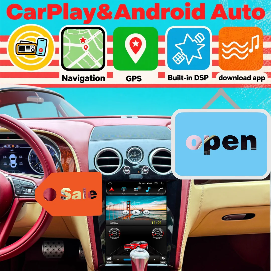 9" Car Multimedia Player For Bentley Continental GT Flying Spur 2004-2017 Touch Screen Radio GPS Navigation Audio Video Player
9" Car Multimedia Player For Bentley Continental GT Flying Spur 2004-2017 Touch Screen Radio GPS Navigation Audio Video Player