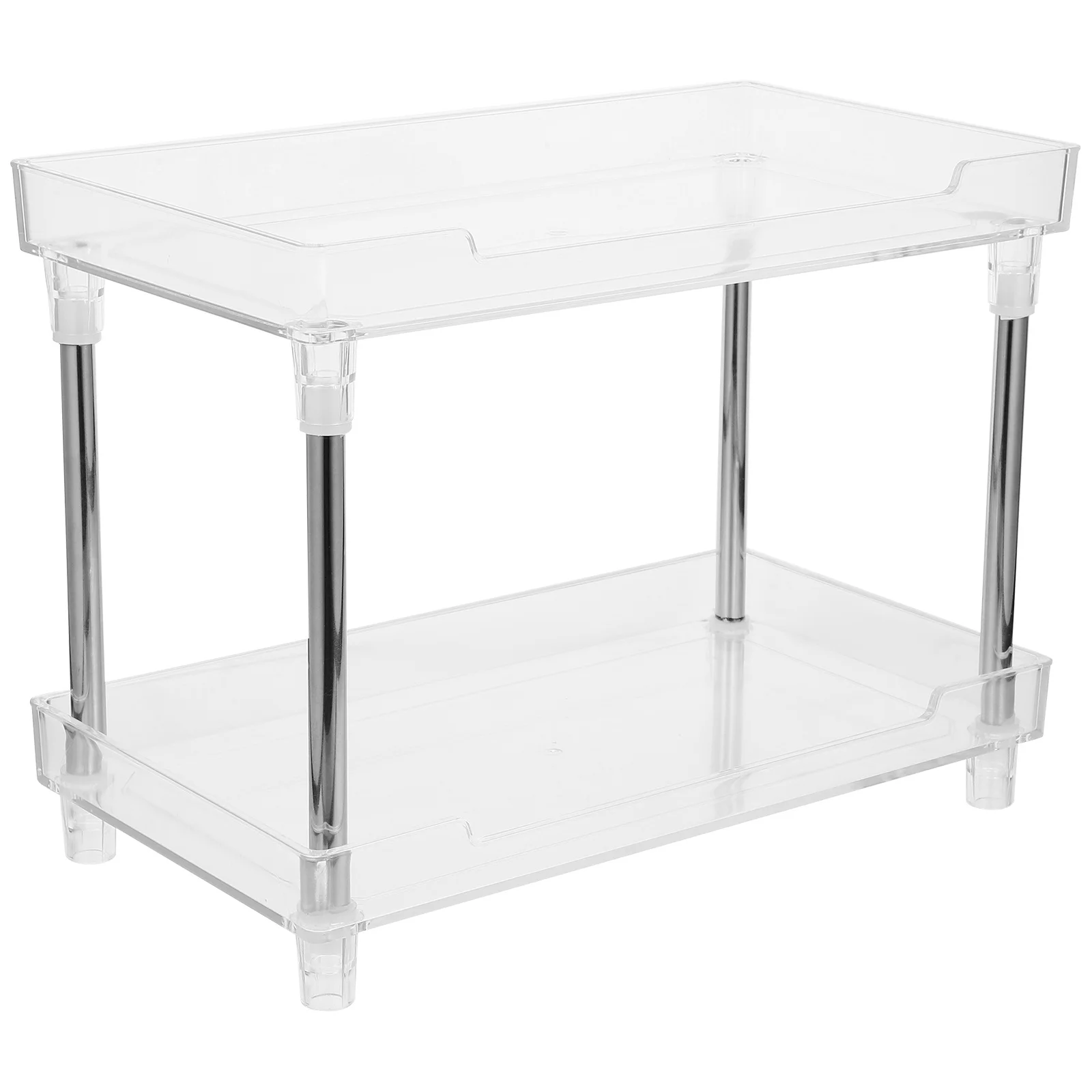 Double-Layer Transparent Makeup Organizer Storage Rack Perfume Stand Holder Organizer Countertop Skincare Holder
Double-Layer Transparent Makeup Organizer Storage Rack Perfume Stand Holder Organizer Countertop Skincare Holder