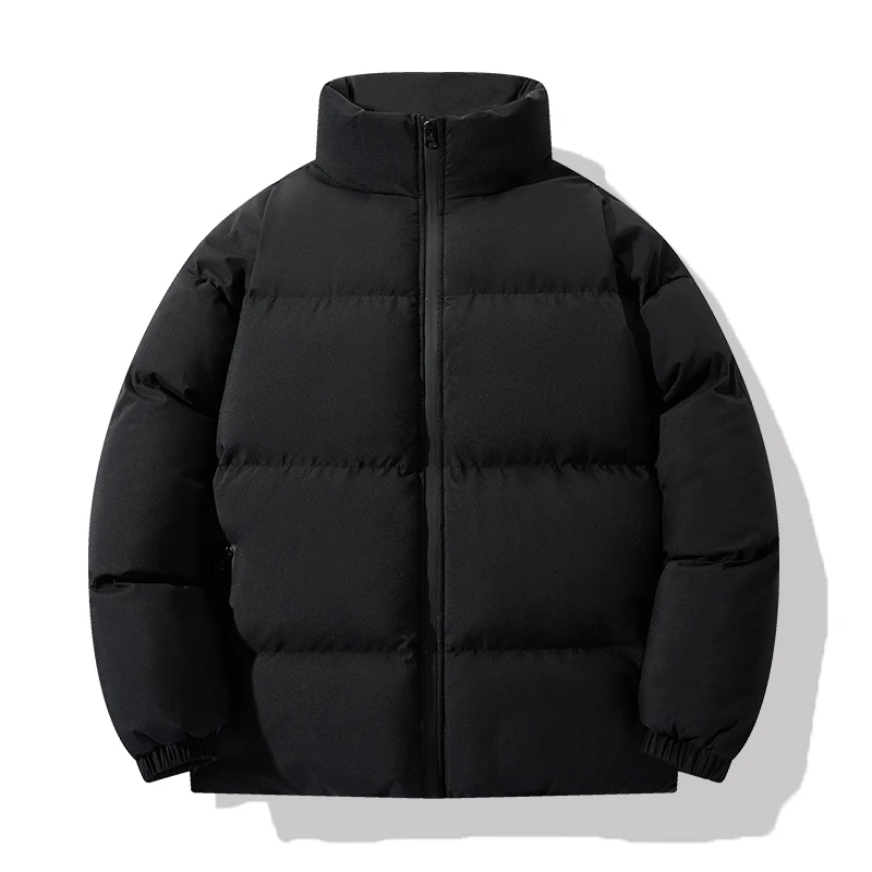 Cotton-padded Coats for Men Thickened Stand-up Collar Fashionable Windproof Hiking Jacket Trendy Couple Solid Color Coats Winter
Cotton-padded Coats for Men Thickened Stand-up Collar Fashionable Windproof Hiking Jacket Trendy Couple Solid Color Coats Winter