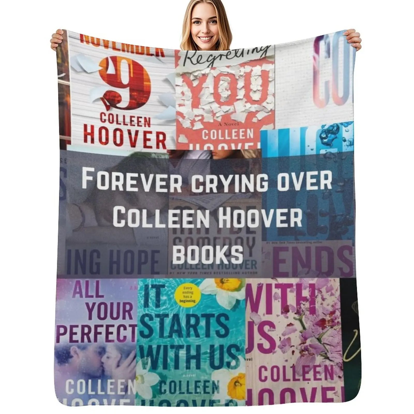 Colleen Hoover book design Throw Blanket Luxurious Soft Blanket Holiday Gift for Family
Colleen Hoover book design Throw Blanket Luxurious Soft Blanket Holiday Gift for Family
