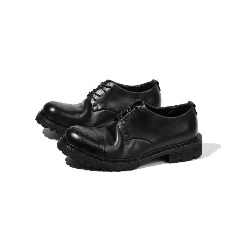 Handmade Outdoor Casual Work Shoes Men's Cowhide Lace Up Derby Comfortable Business Dress Wedding Leather Shoes Male Oxfords
Handmade Outdoor Casual Work Shoes Men's Cowhide Lace Up Derby Comfortable Business Dress Wedding Leather Shoes Male Oxfords