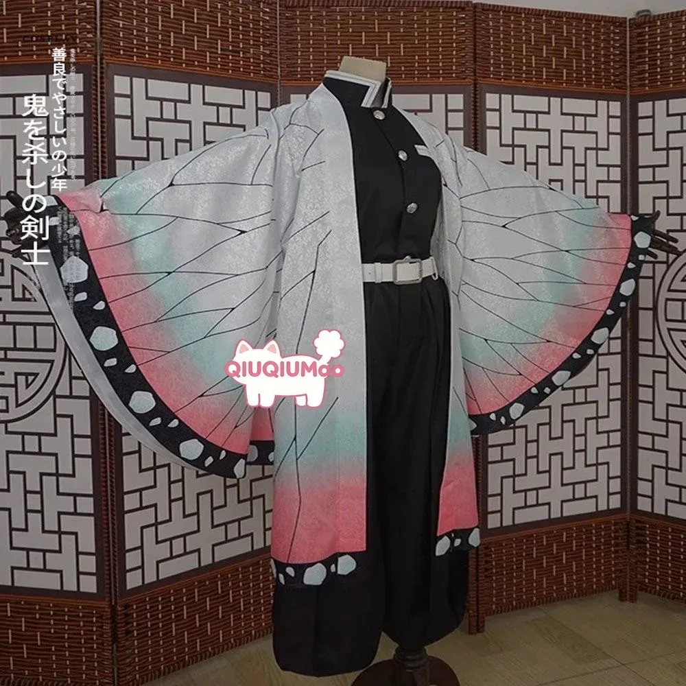 Fashion Anime Kochou Shinobu Cosplay Costume Kisatsutai Women Japanese Haori Uniform Wig Halloween Party Comic Con Outfit
Fashion Anime Kochou Shinobu Cosplay Costume Kisatsutai Women Japanese Haori Uniform Wig Halloween Party Comic Con Outfit