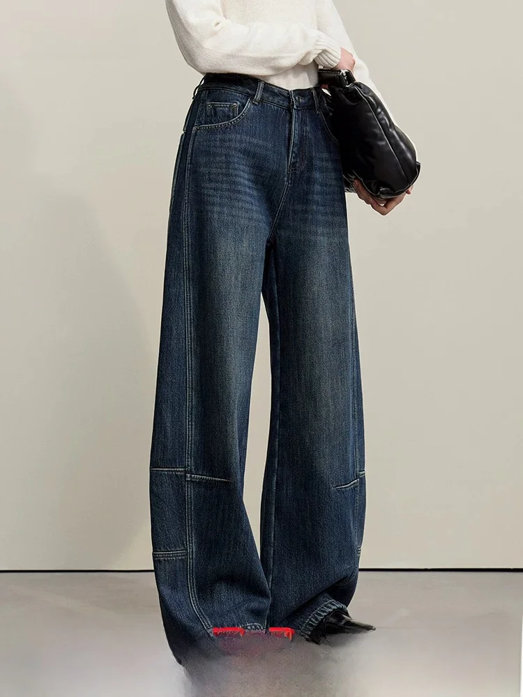 Thickened Fleece Loose Straight Leg Denim Jeans Women Winter Vintage Hong Kong Style Cotton Wide Leg Pants Natural Waist
Thickened Fleece Loose Straight Leg Denim Jeans Women Winter Vintage Hong Kong Style Cotton Wide Leg Pants Natural Waist